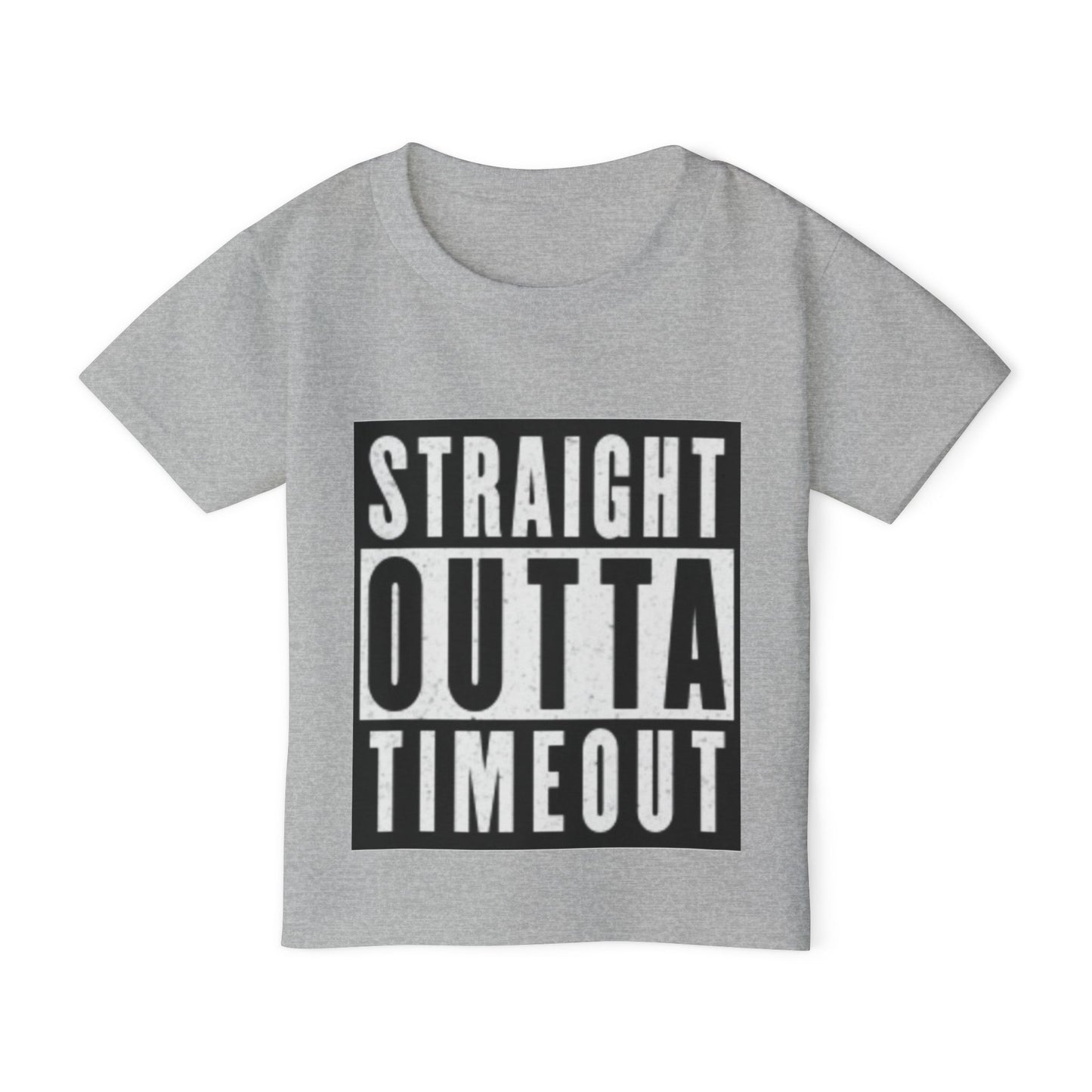 "Straight Outta Timeout" Toddler T-shirt - 6 Colors