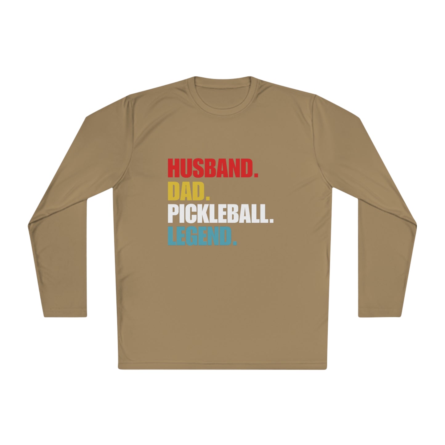 "Husband. Dad. Pickleball Legend" Long Sleeve Tee | 15 Colors