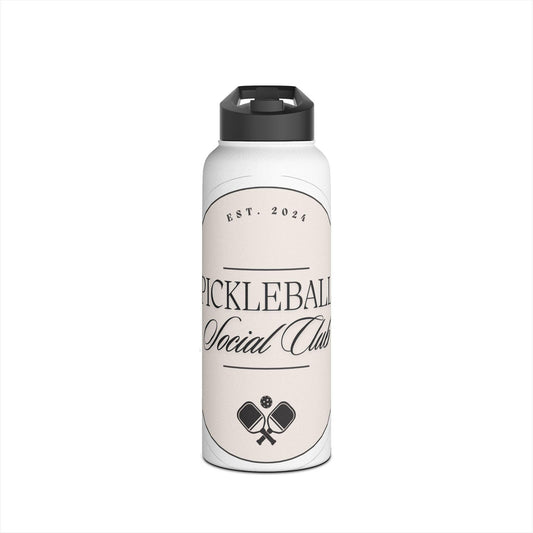 Water Bottle - "Pickleball Social Club" Pickleball Design