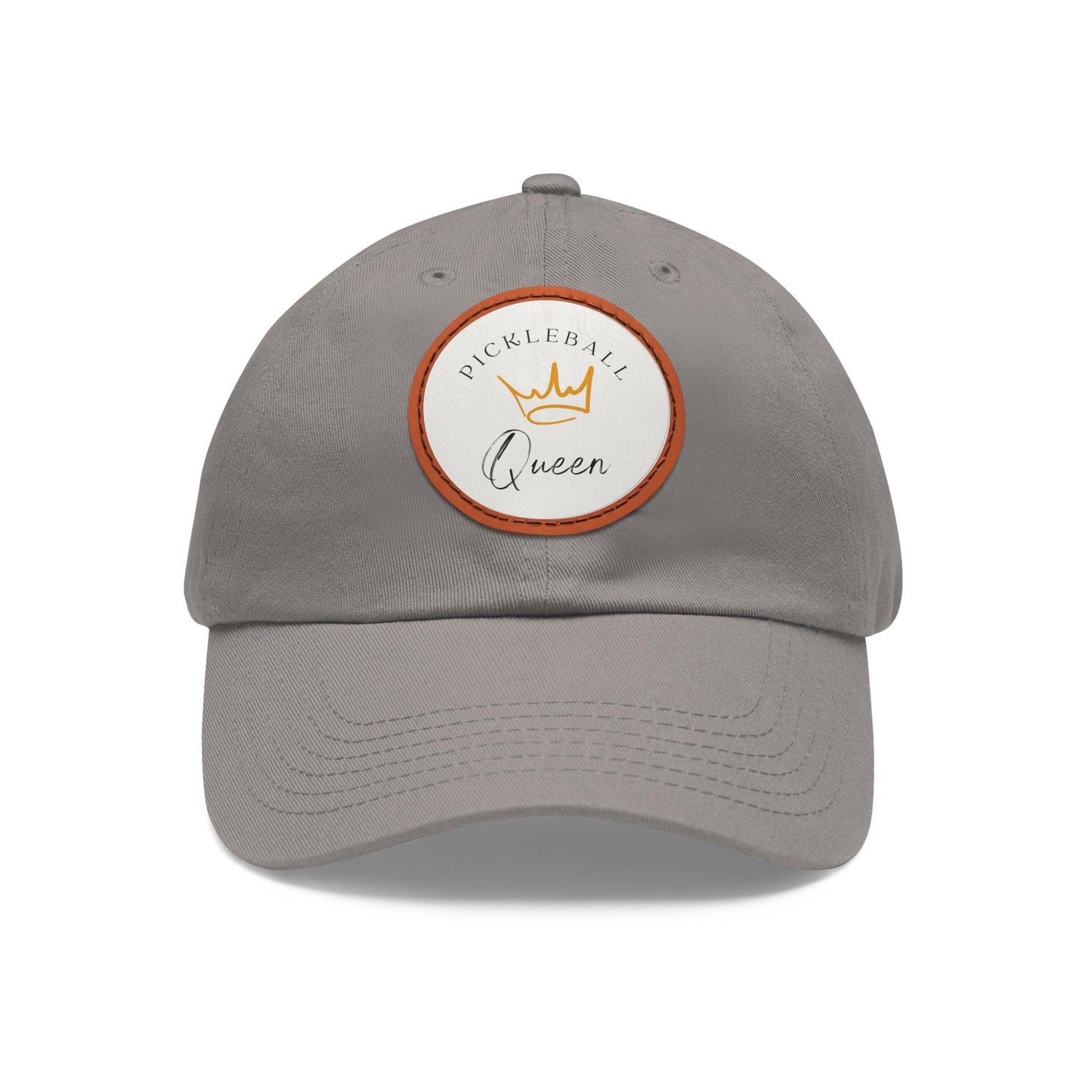 "Pickleball Queen" Pickleball Dad Hat with Round Leather Patch