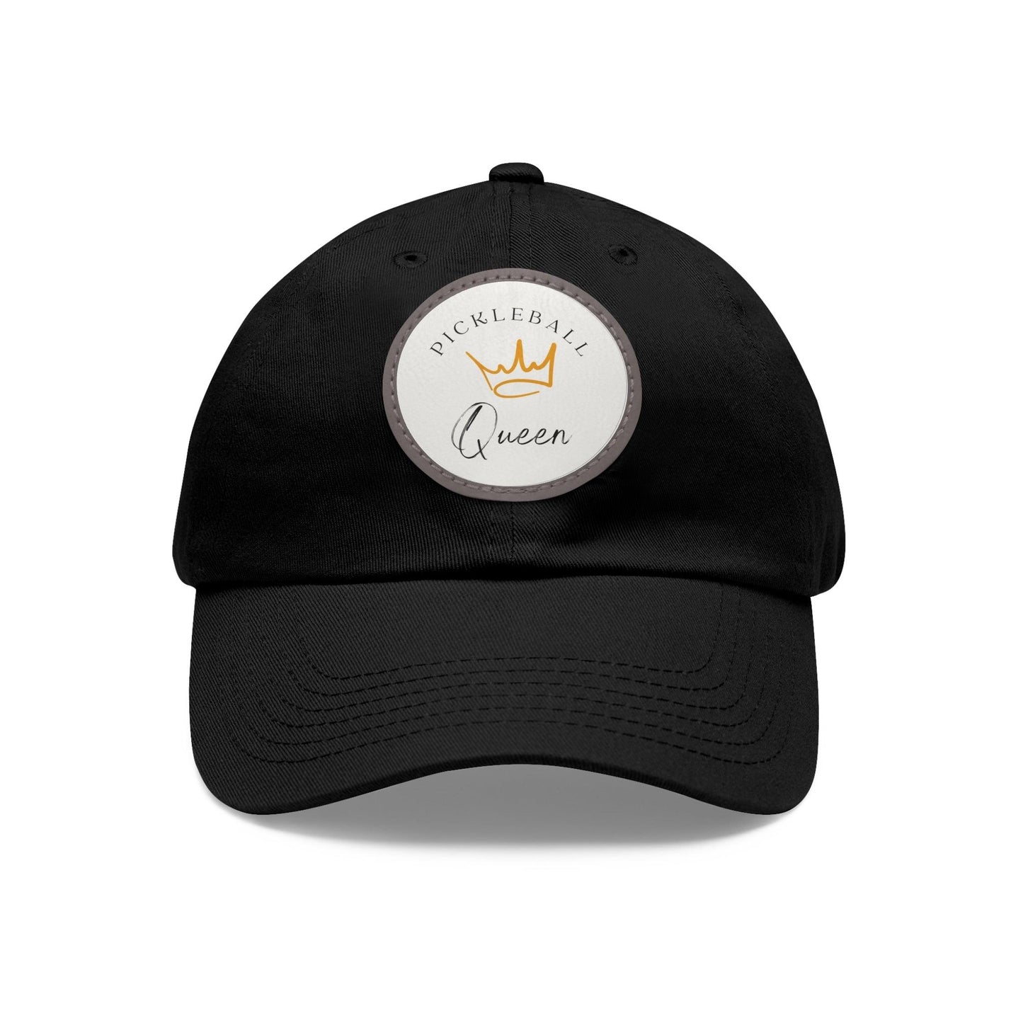 "Pickleball Queen" Pickleball Dad Hat with Round Leather Patch