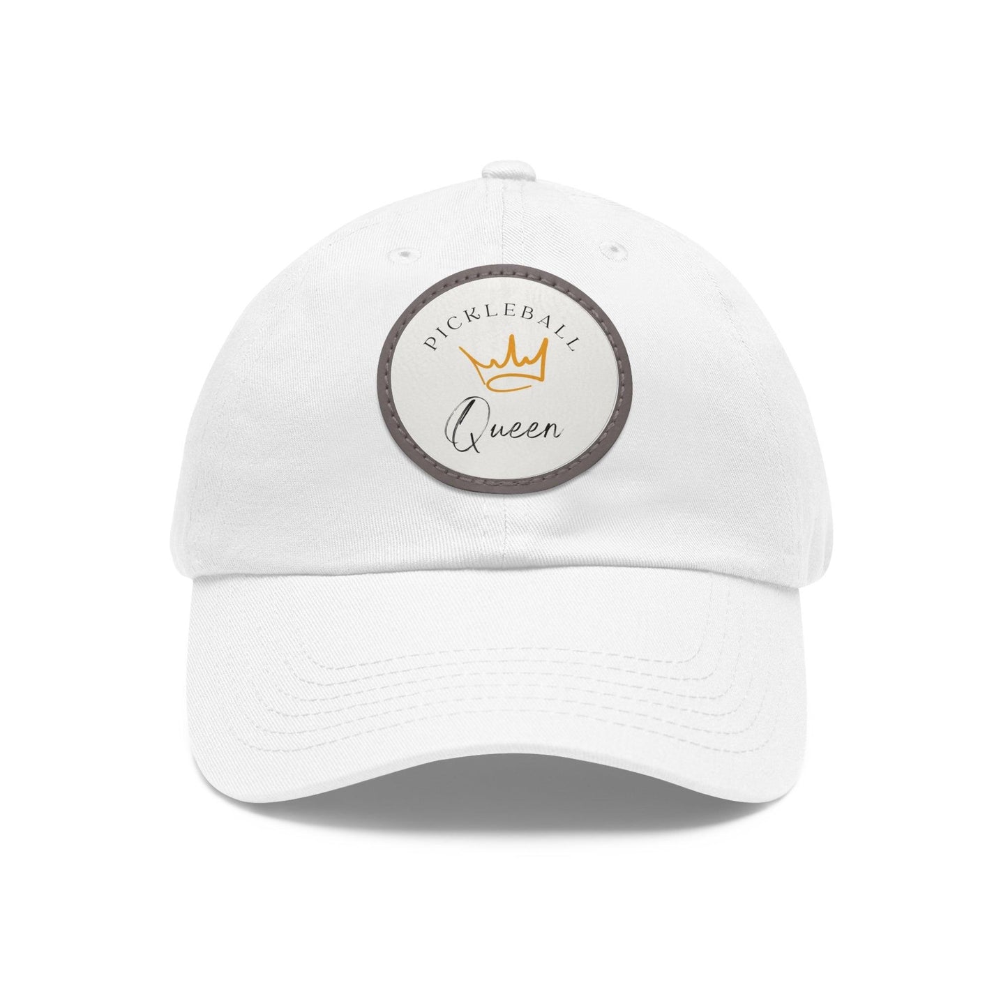 "Pickleball Queen" Pickleball Dad Hat with Round Leather Patch