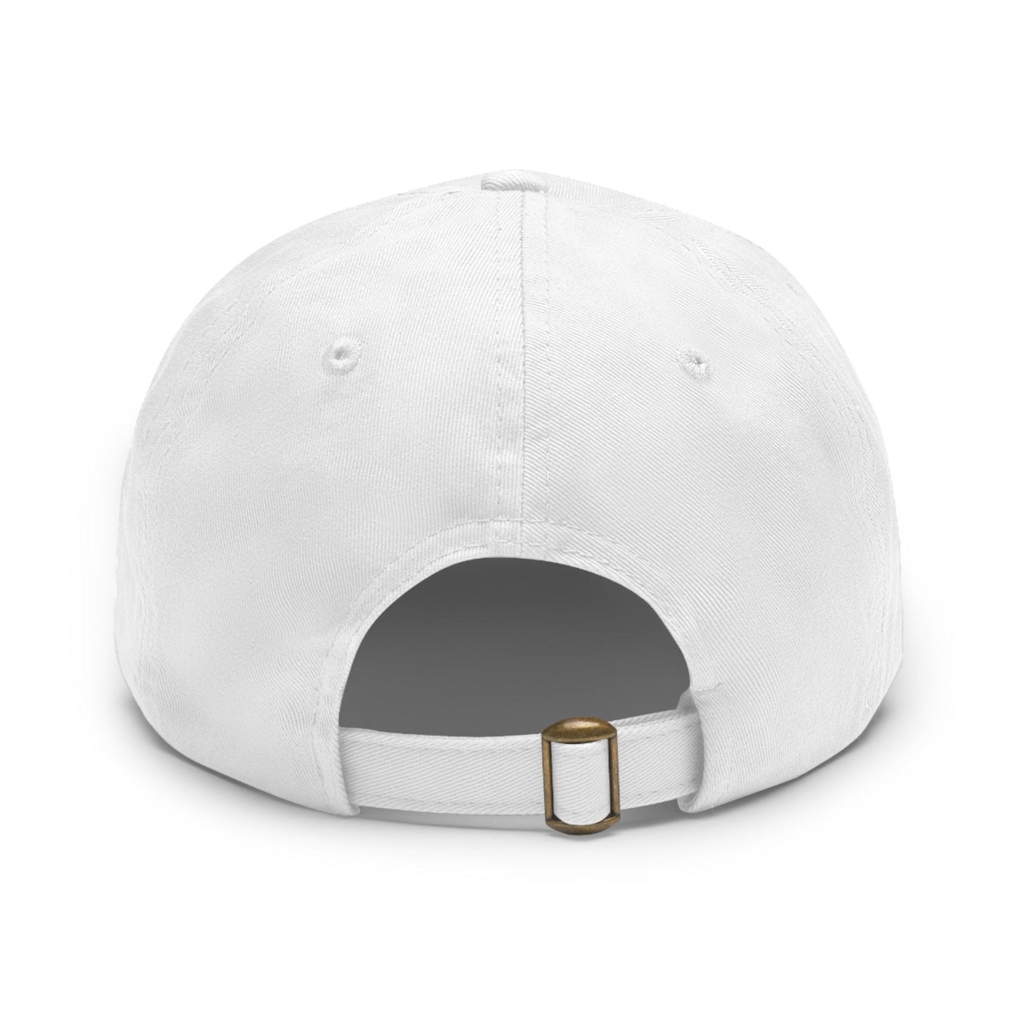 "Pickleball Vibes" Pickleball Dad Hat with Round Leather Patch