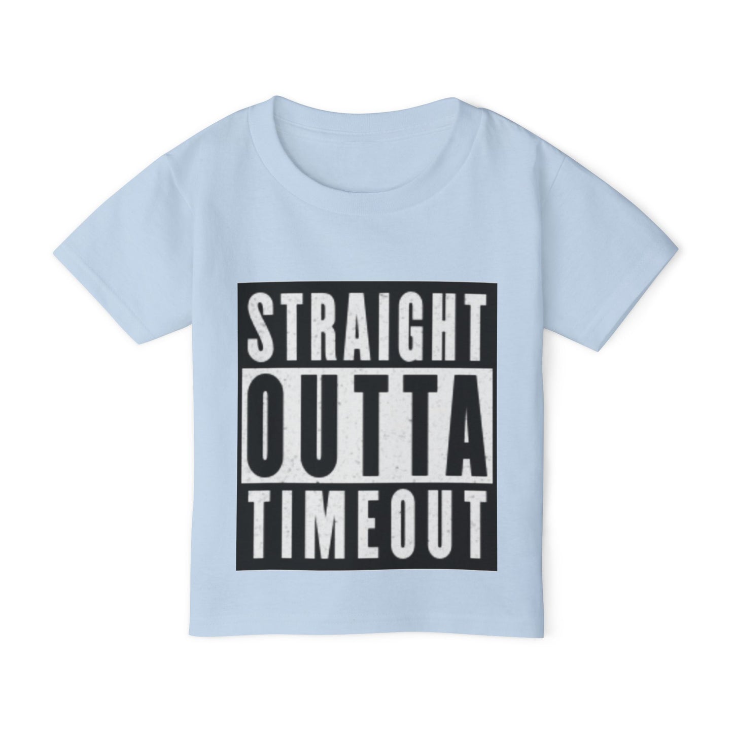 "Straight Outta Timeout" Toddler T-shirt - 6 Colors