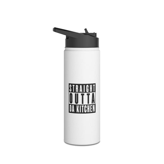 Water Bottle - "Straight Outta Da Kitchen" Pickleball Design